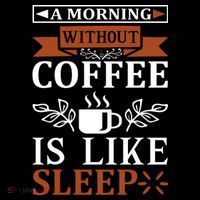 A Morning Without Coffee Is Like Sleep Coaster thumb 2