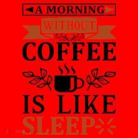 A Morning Without Coffee Is Like Sleep Santa Hat thumb 1