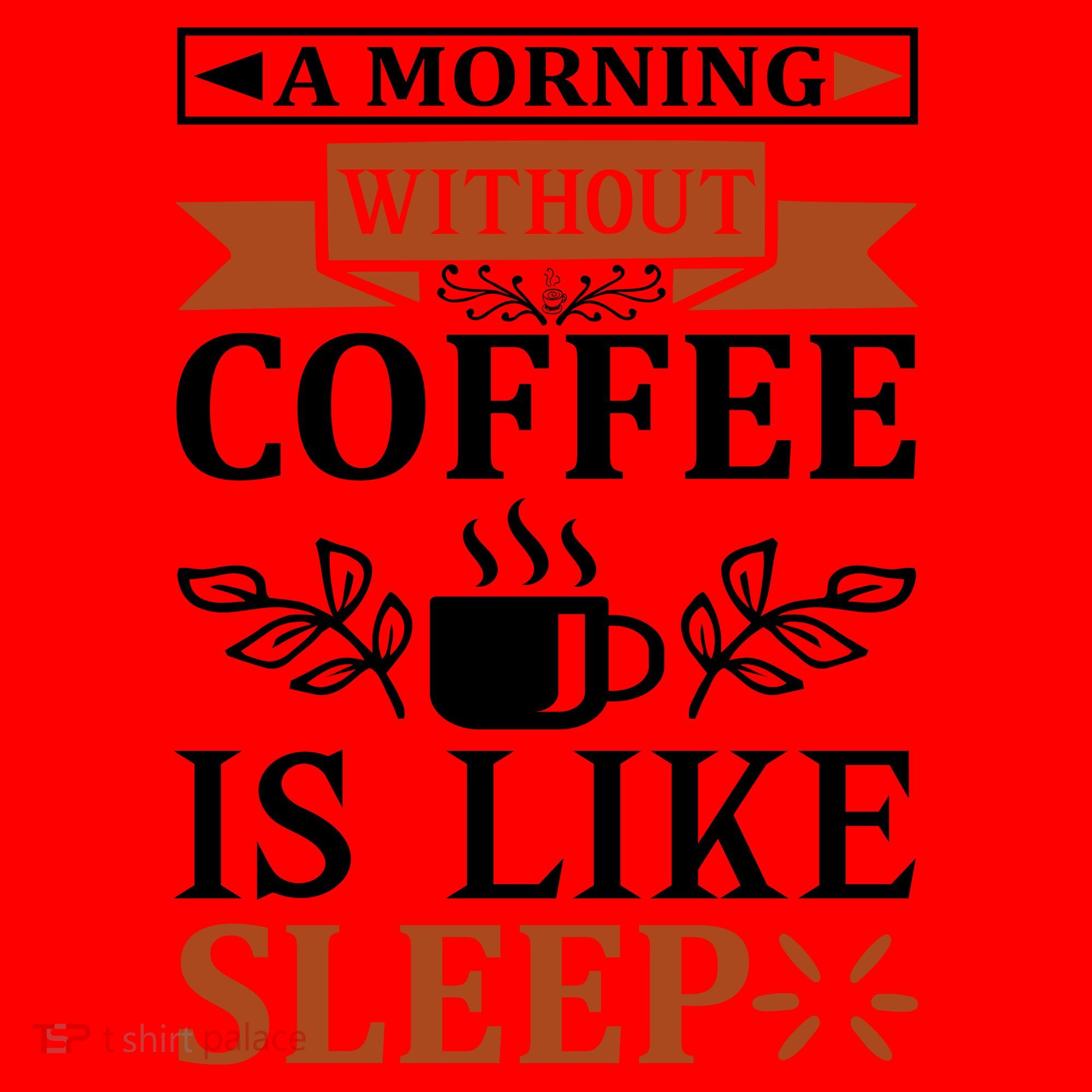 A Morning Without Coffee Is Like Sleep Santa Hat