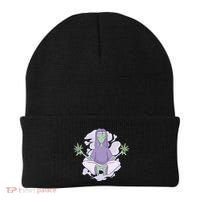 Alien Meditating Weed Beanie thumb 0