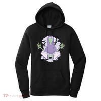 Alien Meditating Weed Women's Hoodie thumb 0