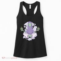 Alien Meditating Weed Women's Tank Top thumb 0