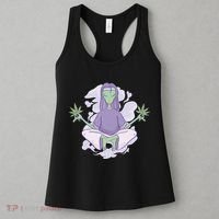 Alien Meditating Weed Women's Tank Top thumb 3