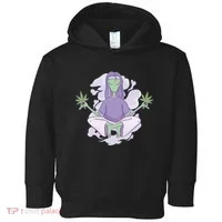 Alien Meditating Weed Toddler Hoodie thumb 0