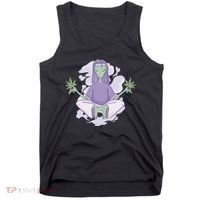 Alien Meditating Weed Tank Top thumb 0