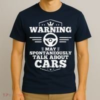 Auto Mechanic Warning I May Spontaneously Talk Cars T-Shirt thumb 3