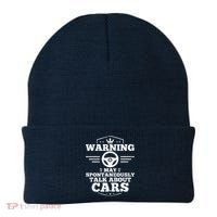 Auto Mechanic Warning I May Spontaneously Talk Cars Beanie thumb 0