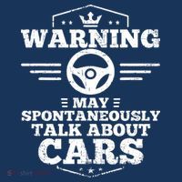 Auto Mechanic Warning I May Spontaneously Talk Cars Women's Hoodie thumb 2