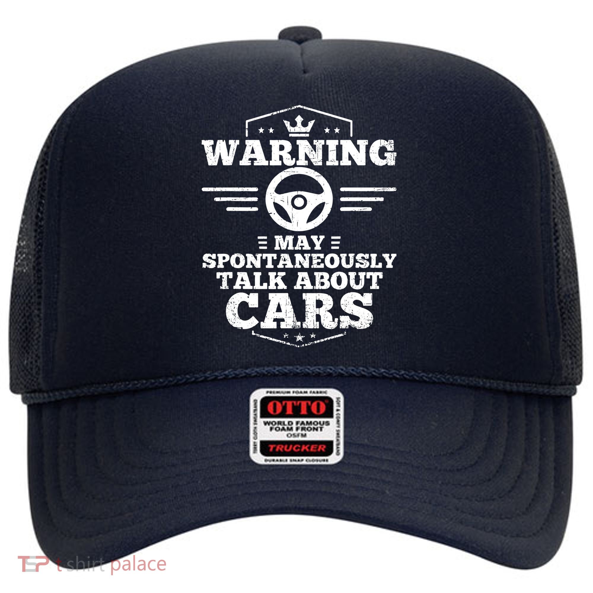 Auto Mechanic Warning I May Spontaneously Talk Cars Hat