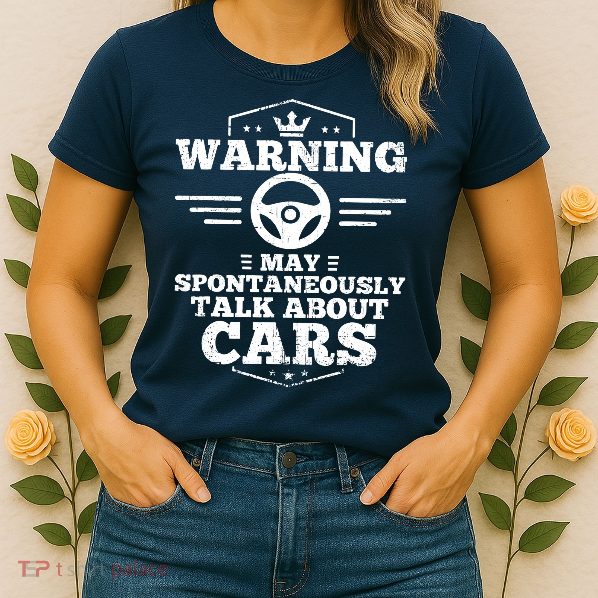 Auto Mechanic Warning I May Spontaneously Talk Cars Women's T-Shirt