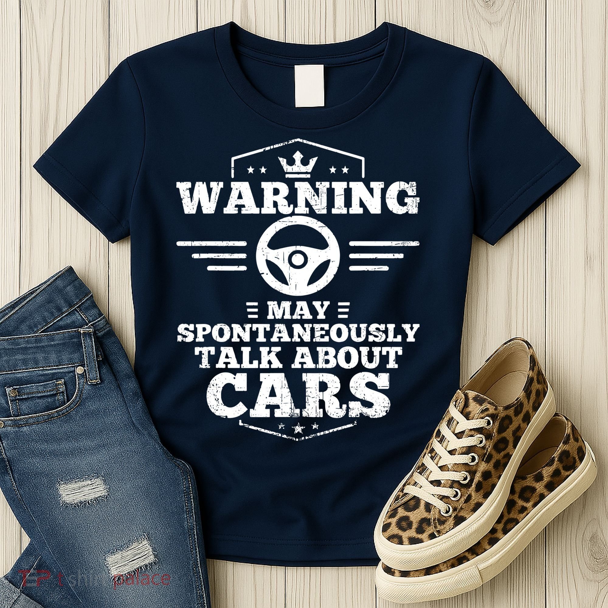 Auto Mechanic Warning I May Spontaneously Talk Cars Women's T-Shirt