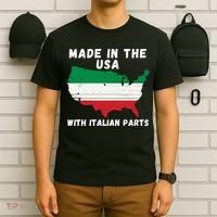 American Made With Italian Parts Italian Pride Italian USA T-Shirt thumb 6