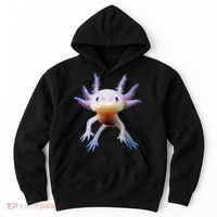 Axolotl Mexican Walking Fish Cute Amphibian Axolotl Hoodie thumb 0