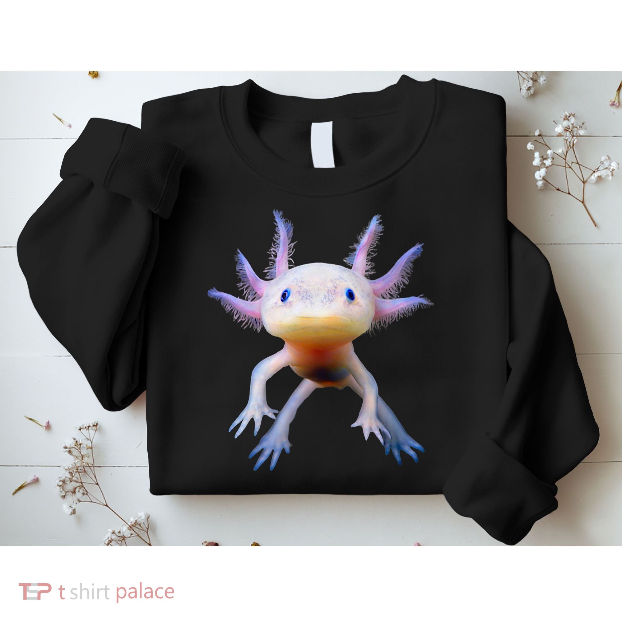 Axolotl Mexican Walking Fish Cute Amphibian Axolotl Sweatshirt