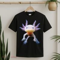 Axolotl Mexican Walking Fish Cute Amphibian Axolotl T-Shirt thumb 2
