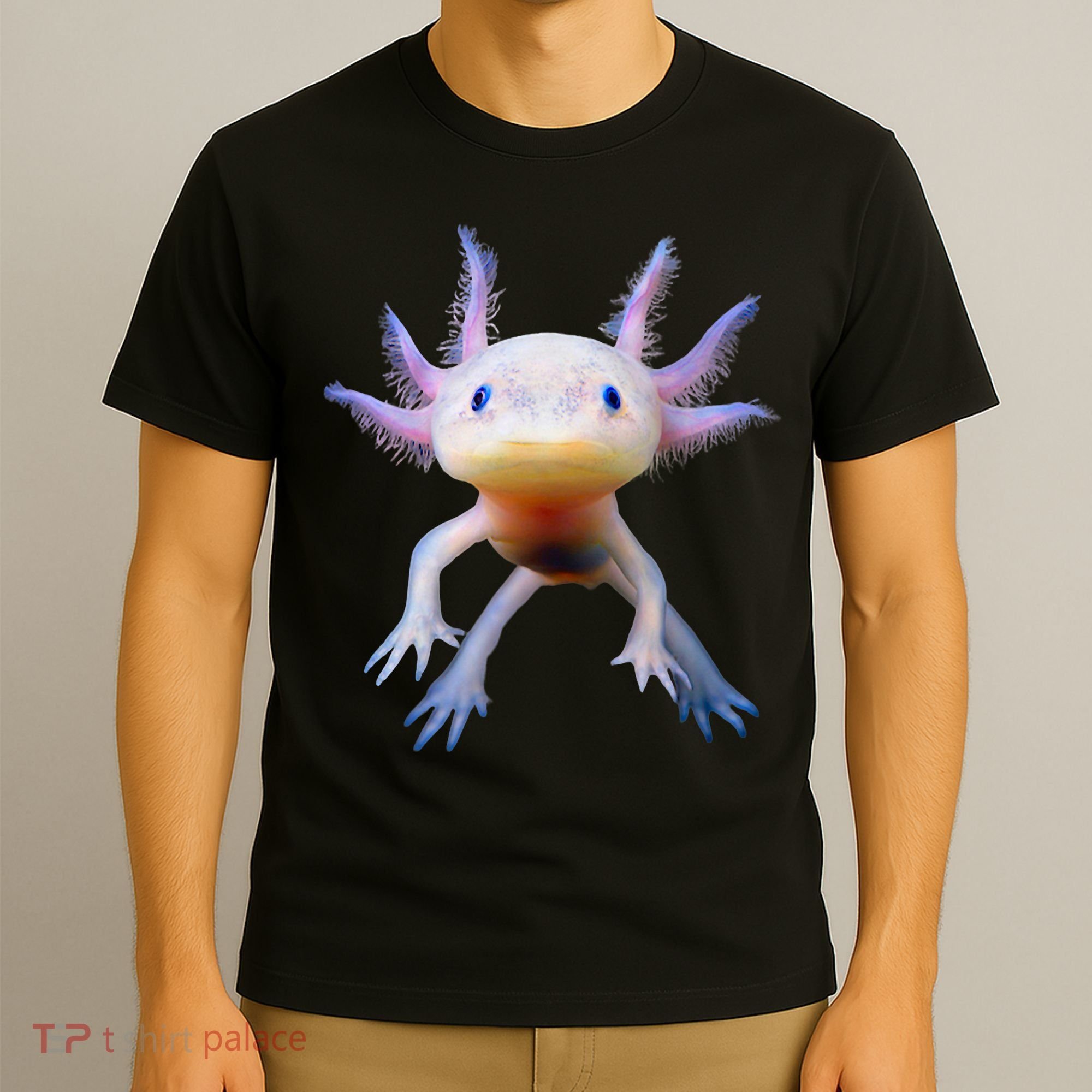 Axolotl Mexican Walking Fish Cute Amphibian Axolotl T-Shirt