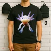 Axolotl Mexican Walking Fish Cute Amphibian Axolotl T-Shirt thumb 6