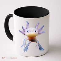Axolotl Mexican Walking Fish Cute Amphibian Axolotl Coffee Mug thumb 0