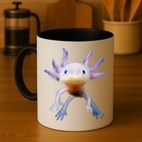 Axolotl Mexican Walking Fish Cute Amphibian Axolotl Coffee Mug thumb 4