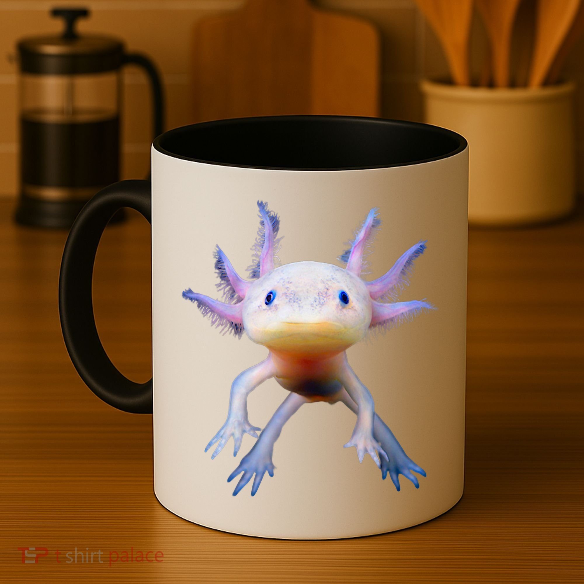 Axolotl Mexican Walking Fish Cute Amphibian Axolotl Coffee Mug