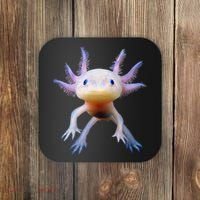 Axolotl Mexican Walking Fish Cute Amphibian Axolotl Coaster thumb 0
