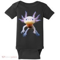 Axolotl Mexican Walking Fish Cute Amphibian Axolotl Baby Bodysuit thumb 0
