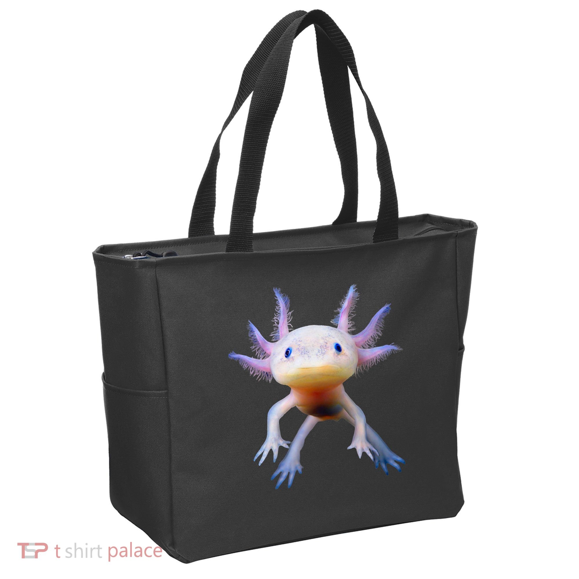 Axolotl Mexican Walking Fish Cute Amphibian Axolotl Tote Bag