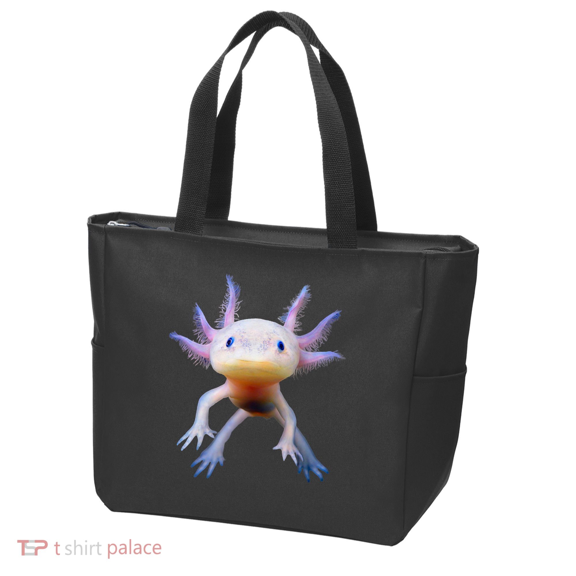 Axolotl Mexican Walking Fish Cute Amphibian Axolotl Tote Bag