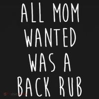 All Mom Wanted Was A Back Rub Funny USA-Made Doggie Bandana thumb 2