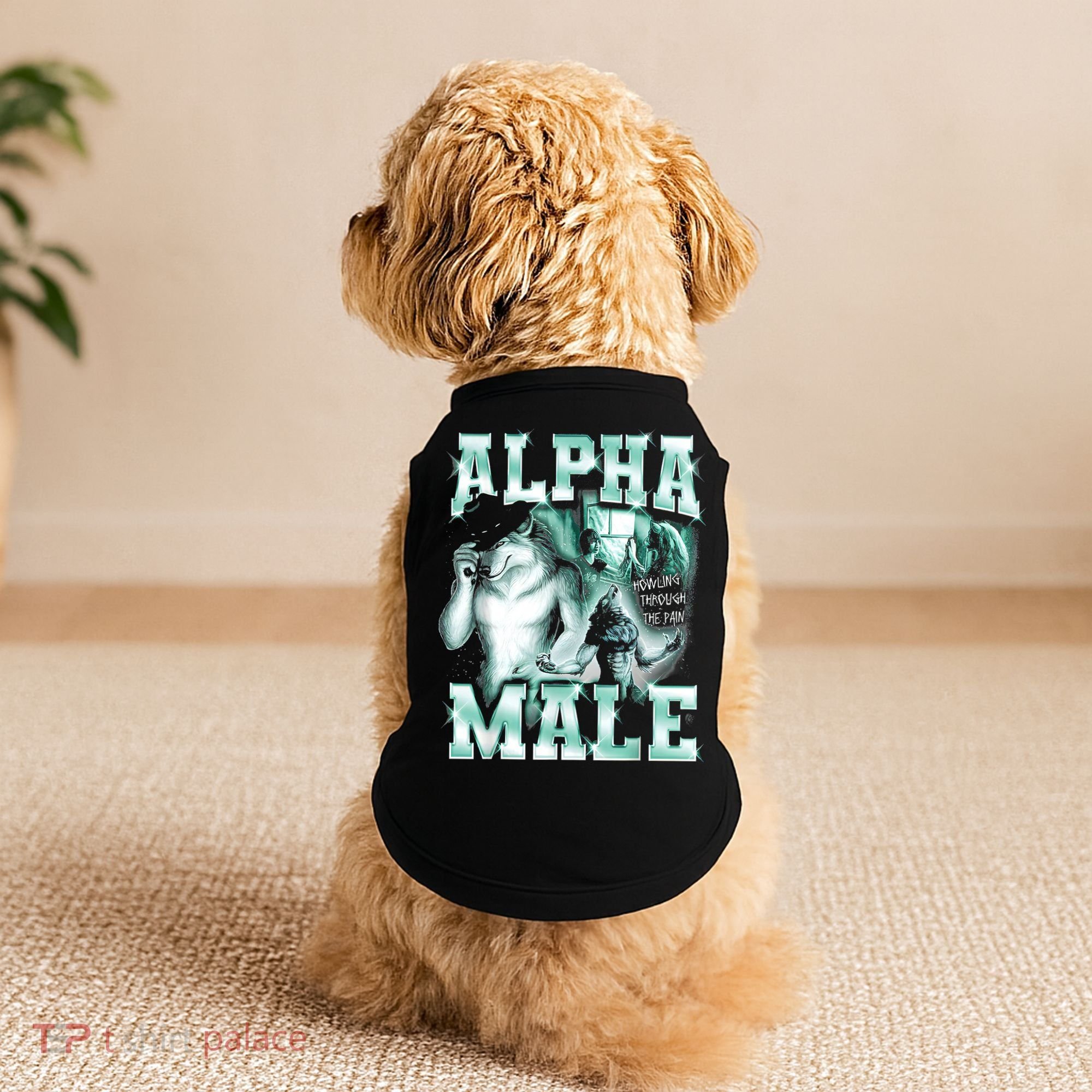 Alpha Male Wolf Meme Doggie Tank