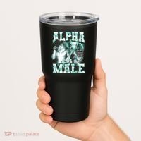 Alpha Male Wolf Meme Tumbler thumb 2