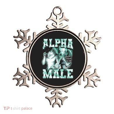 Alpha Male Wolf Meme Ornament