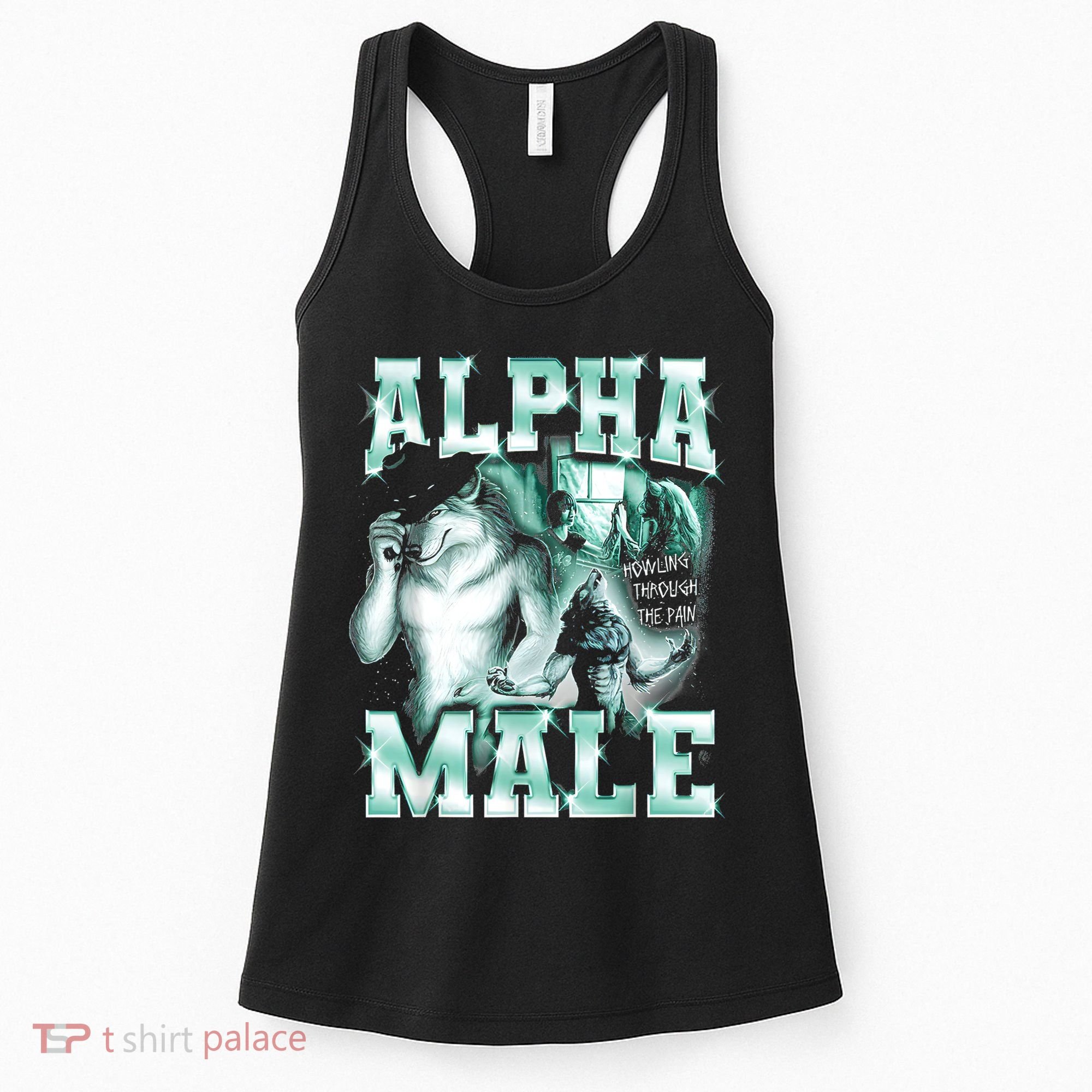 Alpha Male Wolf Meme Women's Tank Top