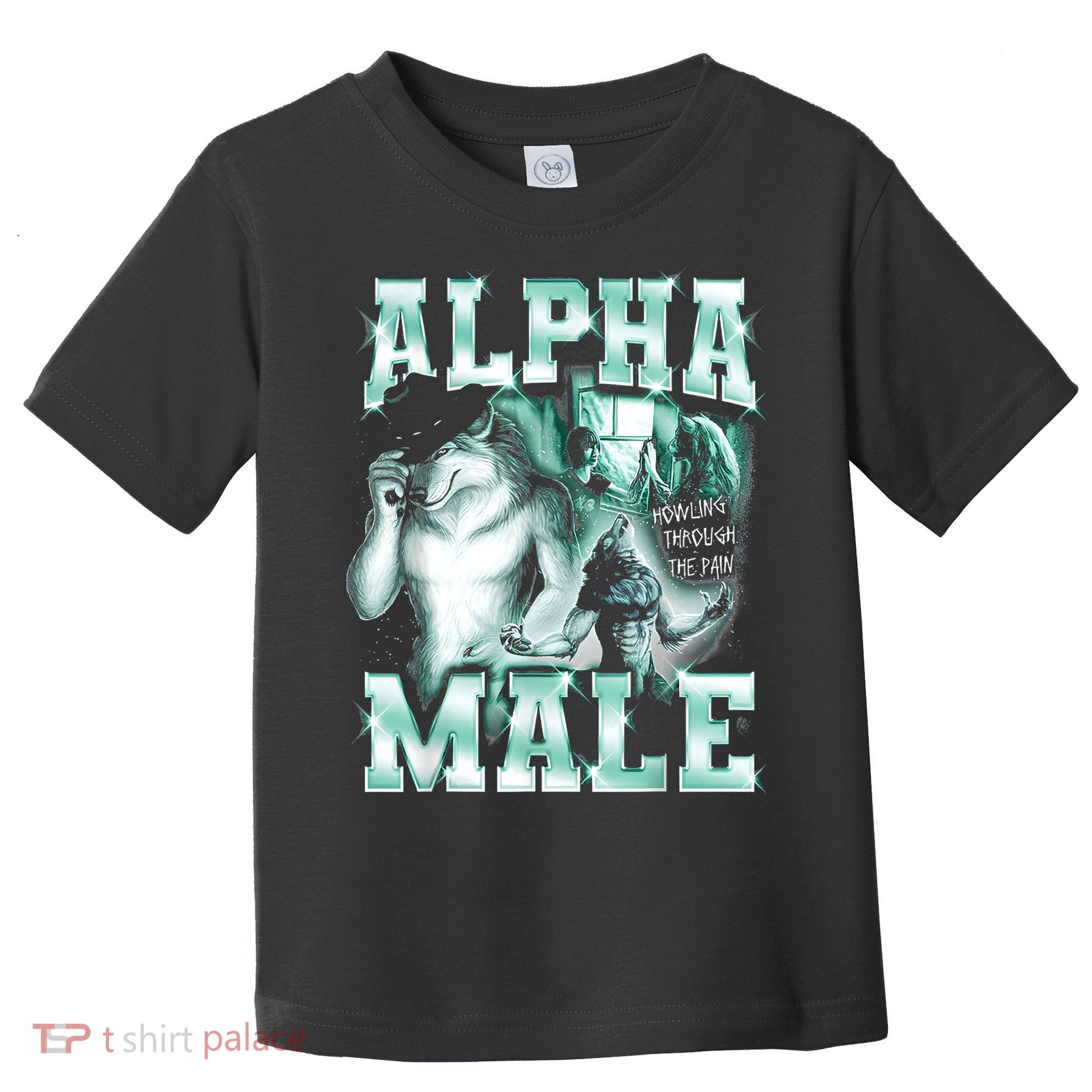 Alpha Male Wolf Meme Toddler T-Shirt