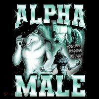 Alpha Male Wolf Meme Kids Hoodie thumb 5