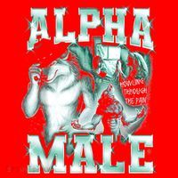 Alpha Male Wolf Meme Santa Hat thumb 1