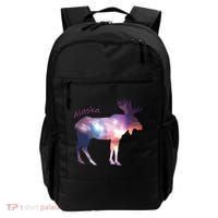 Alaska Moose Within The Borealis And The Polar Sky Backpack thumb 0