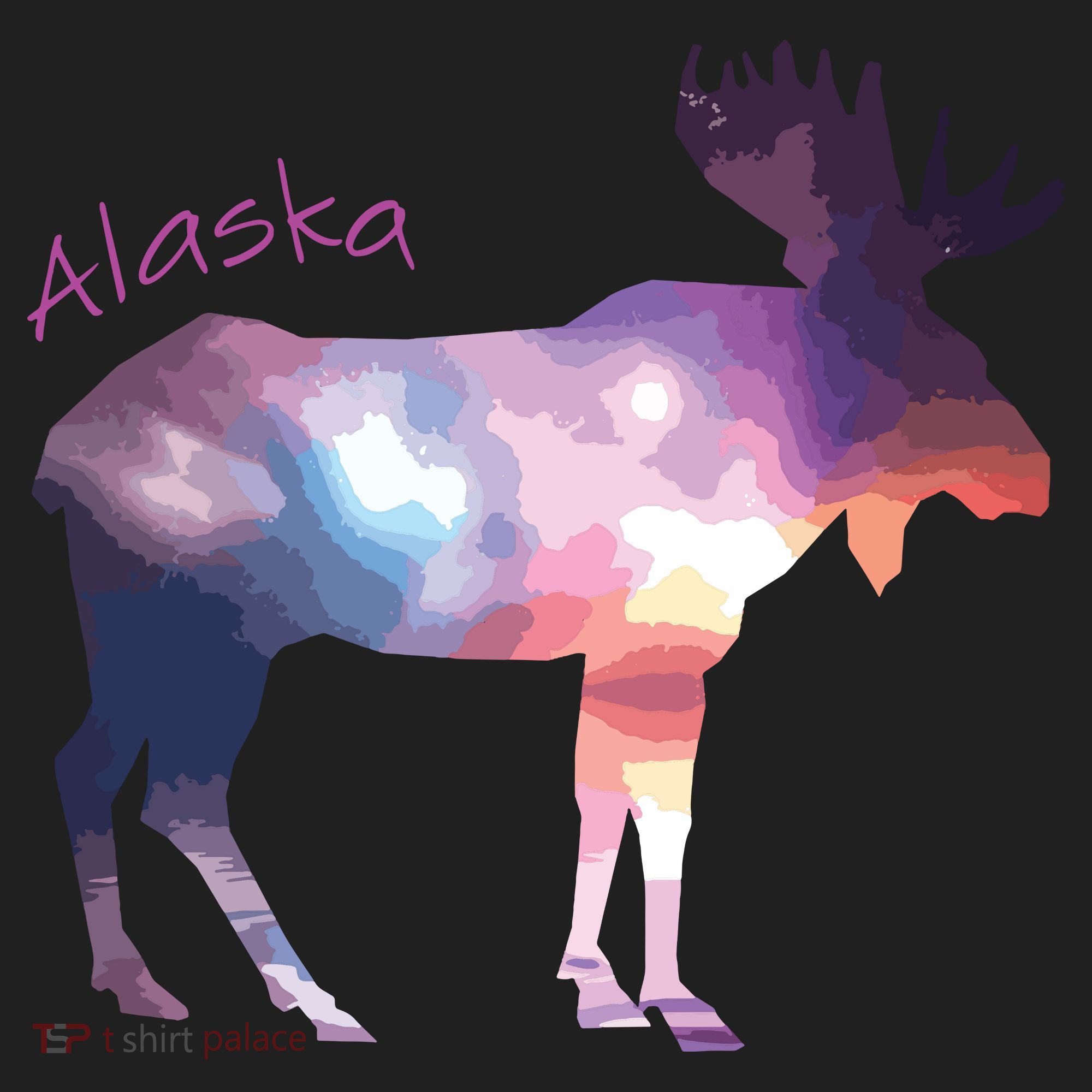 Alaska Moose Within The Borealis And The Polar Sky Beanie
