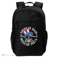 American Made With Genuine Mexican Parts Skull Backpack thumb 0