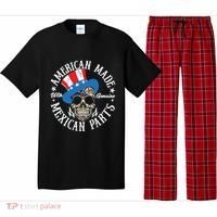 American Made With Genuine Mexican Parts Skull Pajama Set thumb 0