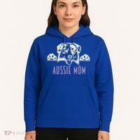 Aussie Mom With Australian Shepherd Dog Funny Gift Hoodie thumb 5