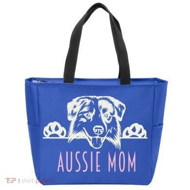 Aussie Mom With Australian Shepherd Dog Funny Gift Bag