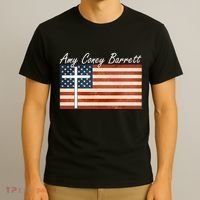Amy Coney Barrett Christian Vintage US Flag T-Shirt thumb 3