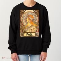 Alphonse Mucha Zodiac Art Nouveau Women's Sweatshirt thumb 0