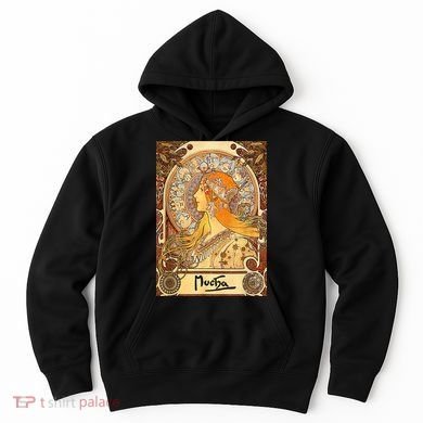 Alphonse Mucha Zodiac Art Nouveau Hoodie