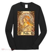Alphonse Mucha Zodiac Art Nouveau Long Sleeve Shirt thumb 0