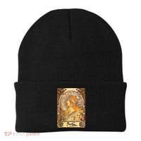Alphonse Mucha Zodiac Art Nouveau Beanie thumb 0