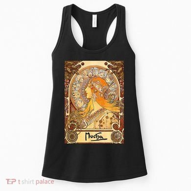 Alphonse Mucha Zodiac Art Nouveau Women's Tank Top