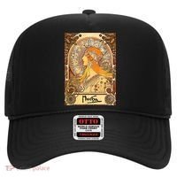 Alphonse Mucha Zodiac Art Nouveau Hat thumb 0