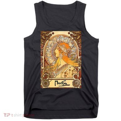 Alphonse Mucha Zodiac Art Nouveau Tank Top
